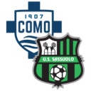 Alineación del partido Como vs Sassuolo | Serie A · 24 oct. 2026