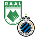 Alineación del partido RAAL La Louviere vs Club Brugge | Jupiler Pro League · 10 oct. 2026