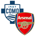 Arsenal vs Como match lineup | Club Friendlies · 12 Aug 2026
