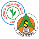 Rizespor vs Alanyaspor match lineup | Süper Lig · 7 Sep 2026