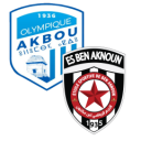 Alineación del partido Akbou vs Ben Aknoun | Primera División de Argelia · 16 oct. 2026