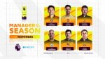 Lista de Candidatos al Premio al Mejor Entrenador de la Temporada en la Premier League