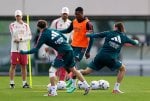 ريال مدريد يبدأ استعداداته لمواجهة الديربي