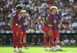 ثلاثي برشلونة يتفوق تهديفيًا على مبابي وفينيسيوس وبيلينجهام