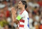 Spain fans celebrate Modrić as the Croatian responds with an emotional message