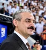 Sheikh Ibrahim Al Lami encourage les joueurs de Al Zawraa avant le choc imminent contre Duhok