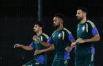 Entorno de la final de la Copa del Golfo 27 entre Arabia Saudita y Emiratos Árabes Unidos horas antes del inicio