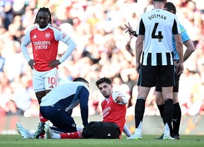Entrenamientos del Arsenal cuentan con la participación de Eze y Calafiori y la ausencia de Havertz