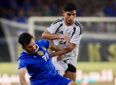 Mohamed Sami apologises after receiving a red card against Al-Zawraa