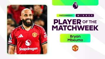 Mbiomo remporte le prix du meilleur joueur de la neuvième journée de la Premier League