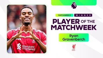Gravenberch Wins Player of the Match Award