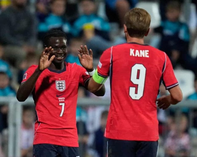 England thrash Croatia with historic seven-goal haul in UEFA Nations League