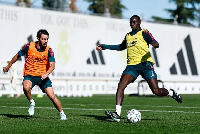 Mendy returns to training with Real Madrid