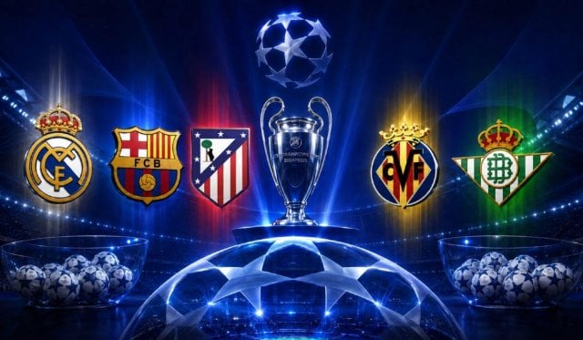 رقم قياسي تاريخي للأندية الإسبانية في دوري أبطال أوروبا