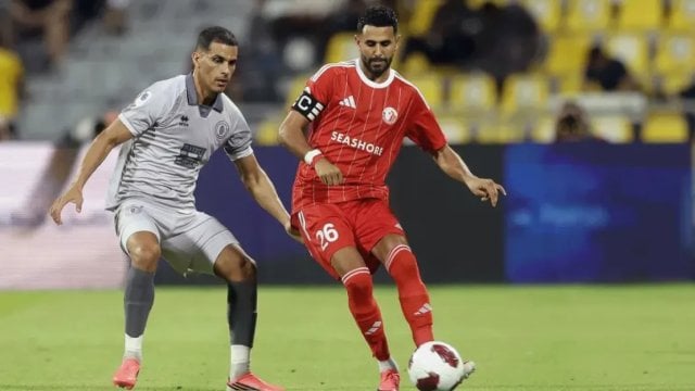 Mahrez scores first goal with Al-Shamal despite loss to Qatar SC