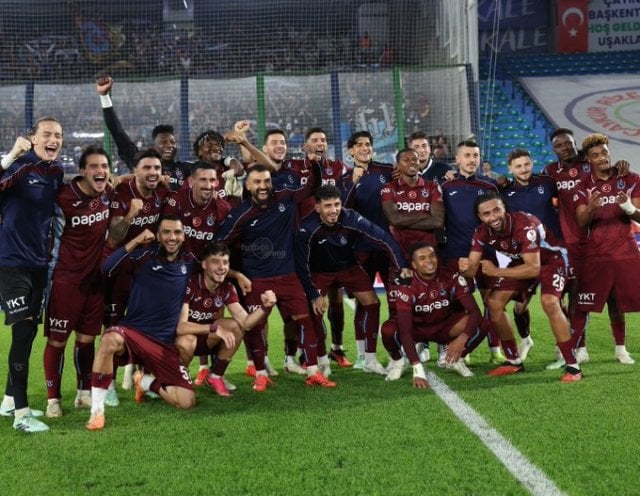 What did Salah deliver in Trabzonspor's match against Rizespor?