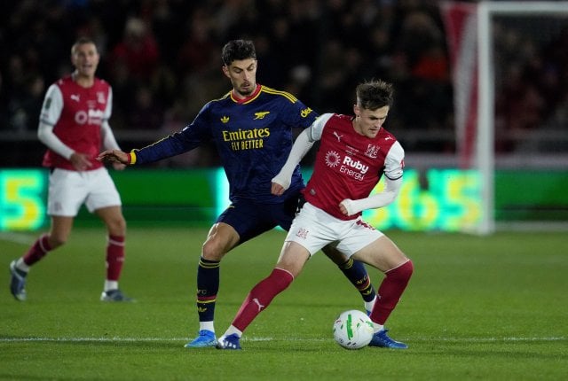 Fleetwood Town pull off a stunning upset to knock Arsenal out of EFL Cup