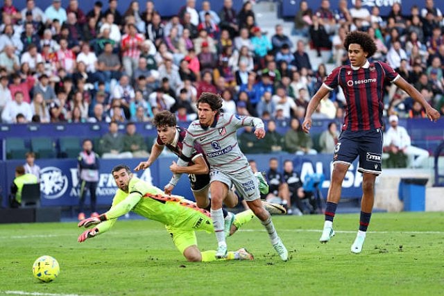 L'Atlético prend temporairement la tête de la liga avec sa victoire contre Levante