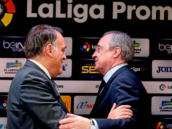 Tebas ataca a Florentino Pérez