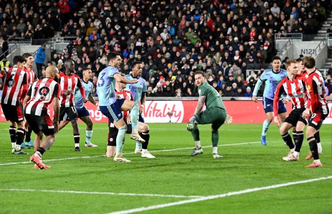 Arsenal turns the tables on Brentford in the Premier League