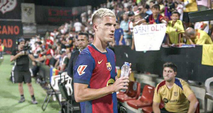Olmo begins his career with Barcelona