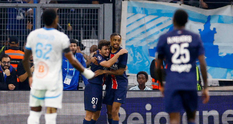 Paris Saint-Germain wins the French Clasico with three goals