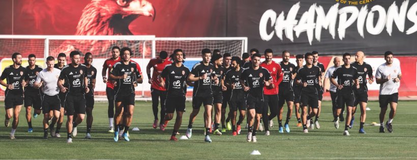 رهانات في مران الأهلي قبل مباراة بيراميدز بالدوري المصري