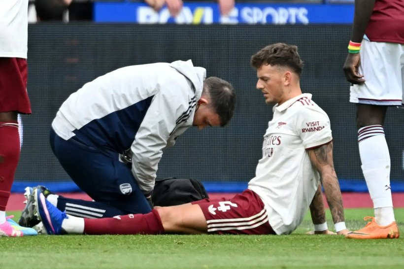 Preocupación en Arsenal e Inglaterra tras la lesión de Ben White contra West Ham