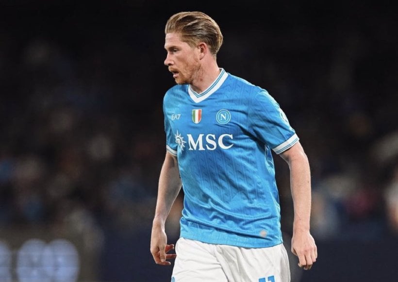 De Bruyne Avoids Serious Disaster After Strong Collision with Di Lorenzo