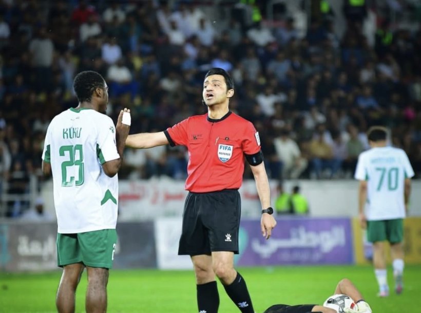 Revealing the Referee for the Al-Quwa Al-Jawiya vs. Al-Zawraa Match
