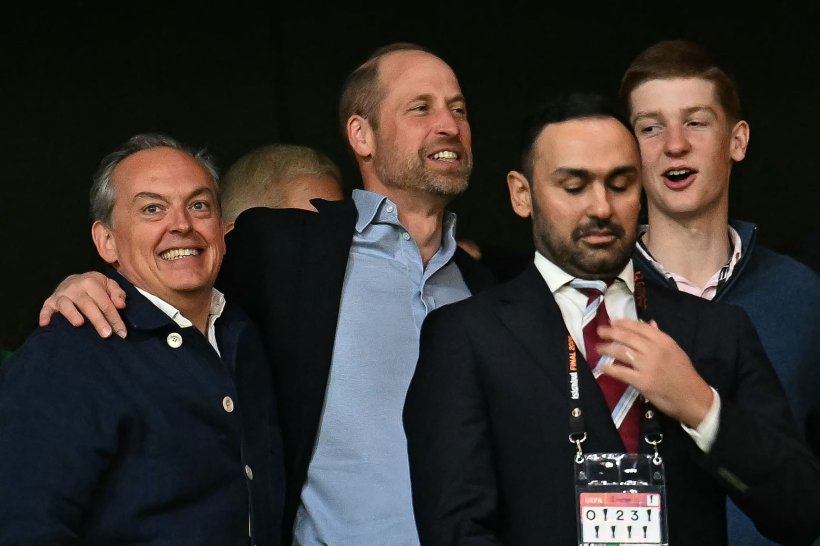 Prince William Celebrates Aston Villa's European League Victory