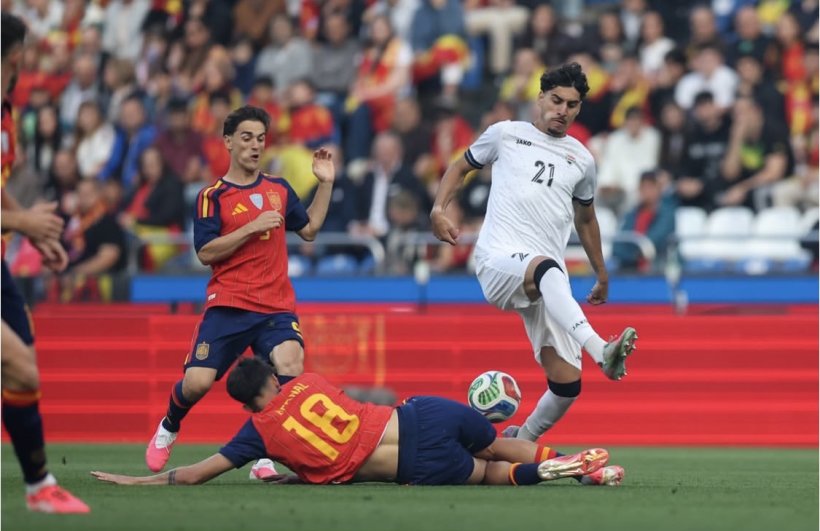 العراق يحقق ثلاث مكاسب من ودية إسبانيا