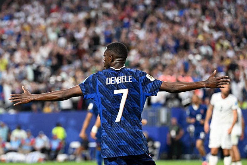 Dembélé marca su primer gol en la Copa del Mundo