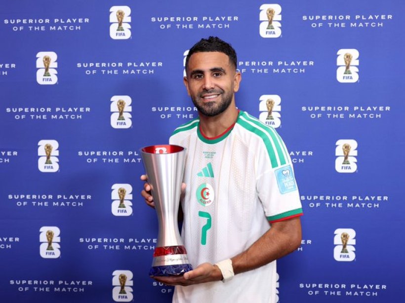 رياض محرز يحصد جائزة أفضل لاعب في مواجهة الجزائر والنمسا