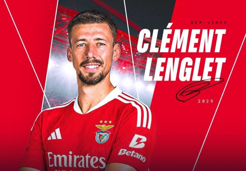 Oficialmente.. Benfica anuncia el fichaje de Clément Lenglet con contrato hasta 2029