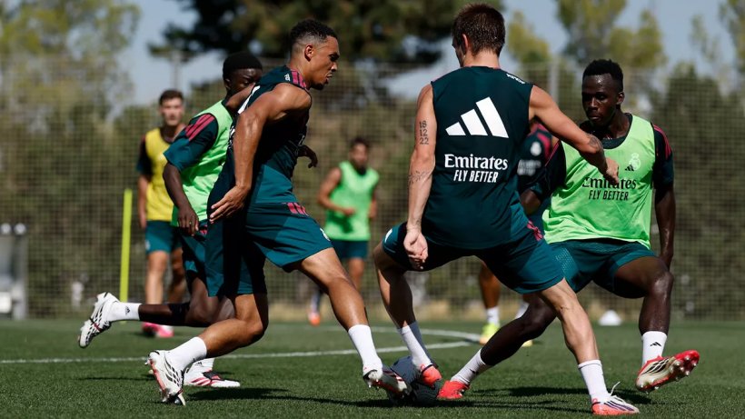 Le Real Madrid poursuit son entraînement en vue de la nouvelle saison