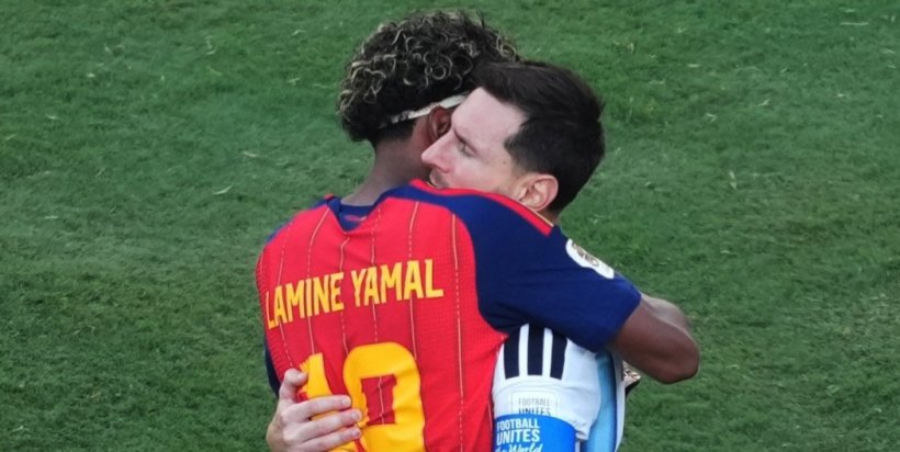 Messi and Yamal Embrace: A Symbolic Moment Passing the Torch After World Cup Final
