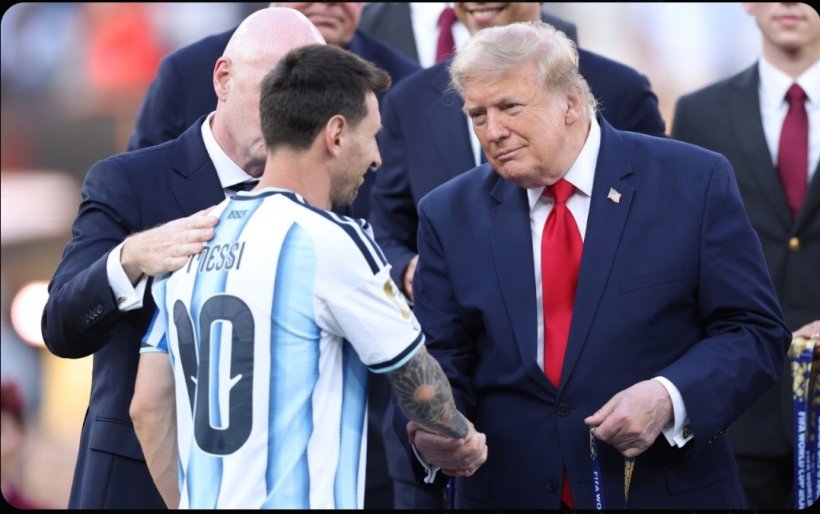 Messi en larmes pour Trump après la défaite en finale de la Coupe du Monde contre l'Espagne