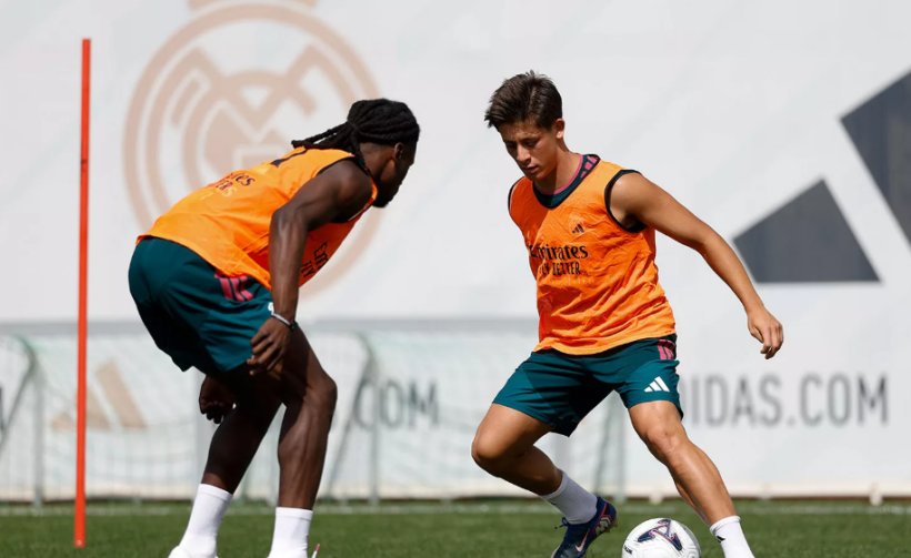 Arda Güler se distingue à l'entraînement du Real Madrid
