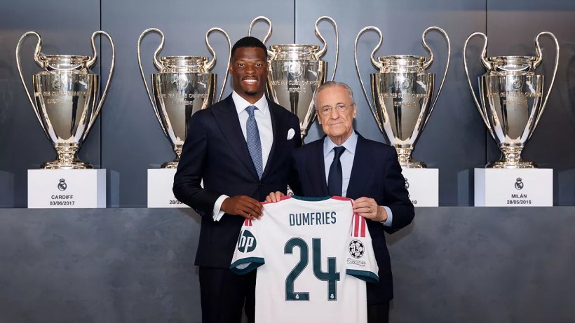 رسمياً.. ريال مدريد يعلن تقديم دومفريس