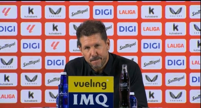 Simeone after defeat to Bilbao: the match slipped away from us in two minutes