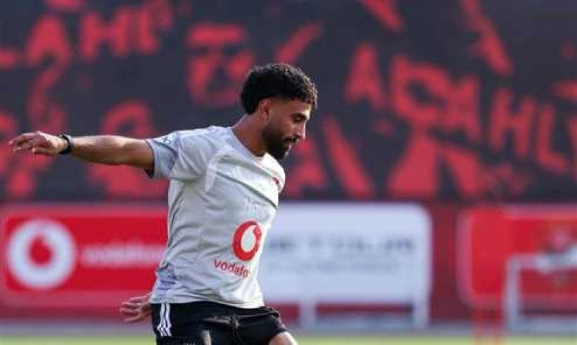 مروان عطية يشارك في تدريبات الأهلي بصورة طبيعية