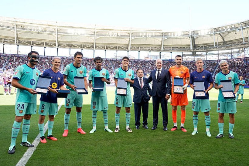 Levante celebra a ocho campeones del mundo en Barcelona