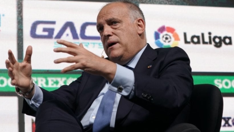 Tebas critica a Mbappé, Konaté y Vinícius por camisetas de apoyo a Ceuta