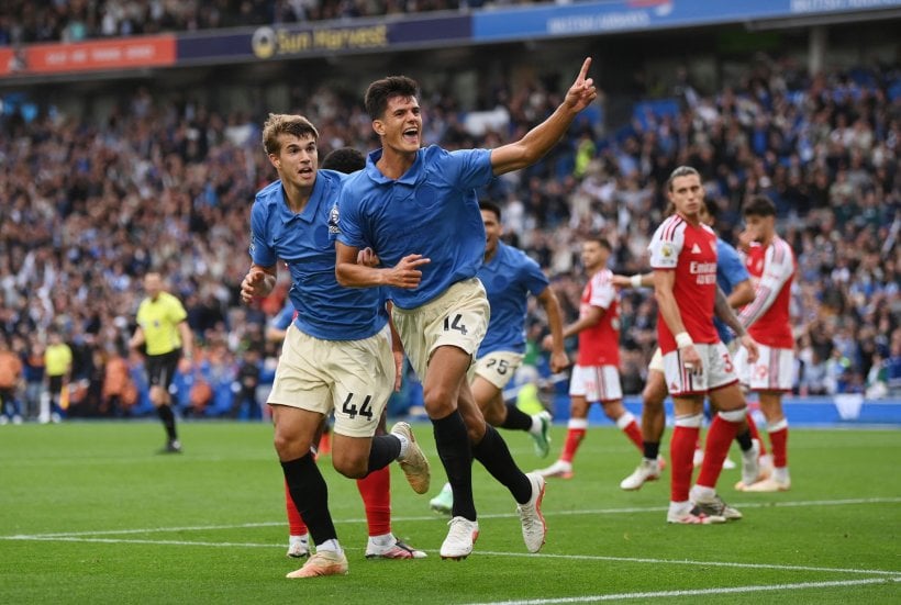 Brighton choque Arsenal avec trois buts et lui inflige sa première défaite en Premier League
