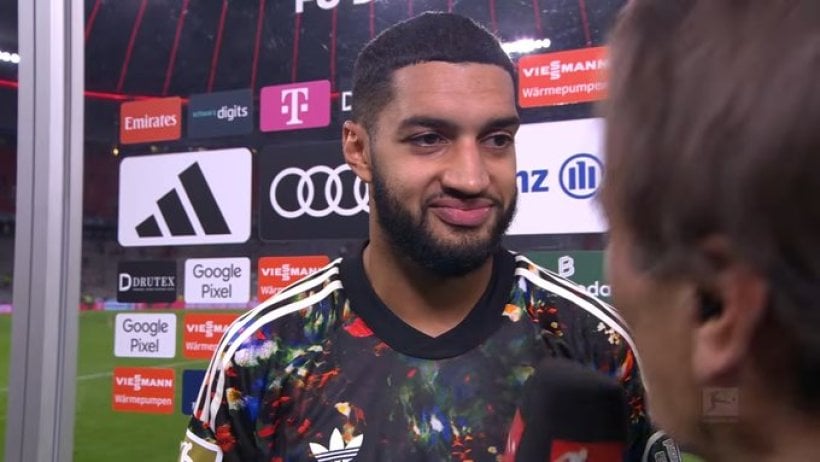 Ismail Sabiri celebra su primer gol con el Bayern Münich ante el Union Berlín