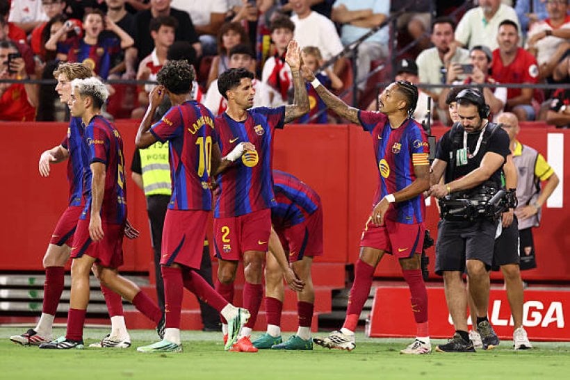 برشلونة يحطم الرقم القياسي للأهداف في الليجا تحت قيادة فليك