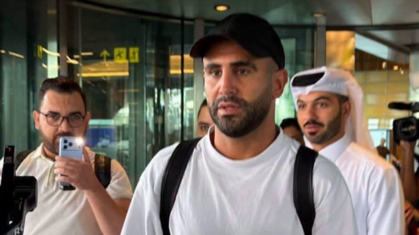 Riyad Mahrez arrives in Doha ahead of joining Al-Shamal