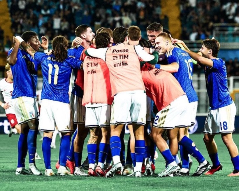 Italy U21 qualify for Euro 2027 after thrashing Poland