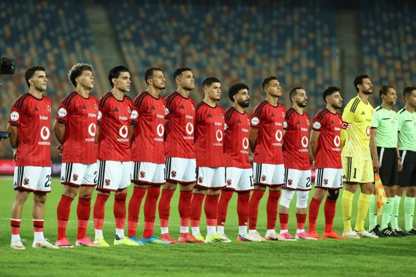 Al Ahly FC squad against Petrol Asyut in Cairo Capital Cup